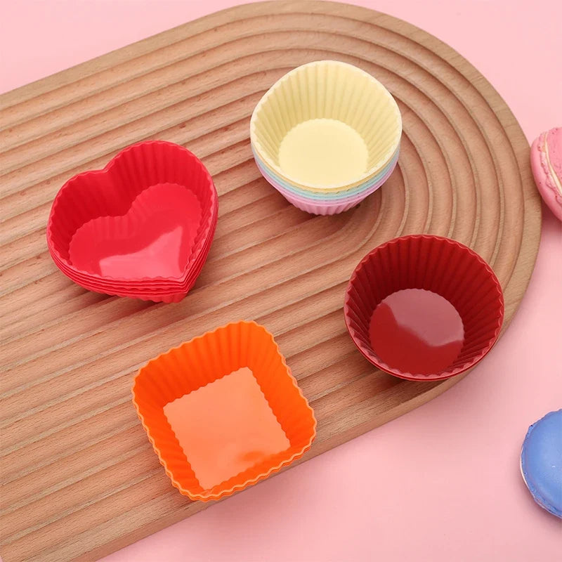 Silicone Bento Box Dividers & Cupcake Liners – 3/4 PCS