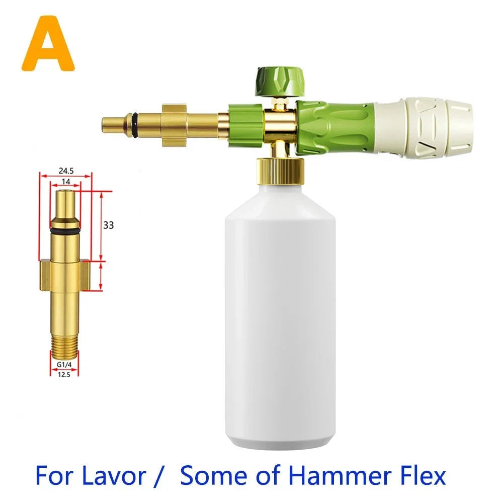Snow Foam Cannon Lance – Adjustable Car Wash Spray Gun