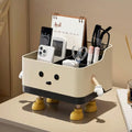 Makeup Brush Organizer Box – Multi-Grid Desktop Storage