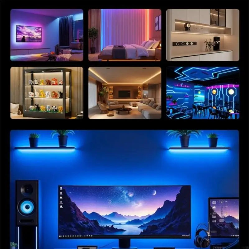 RGBWC COB LED Strip WS2812B 1M/5M | IP65 Waterproof 24V