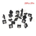 20Pcs Silent Tactile Push Button Switch 8x8x5mm 2Pin 4Pin DIY