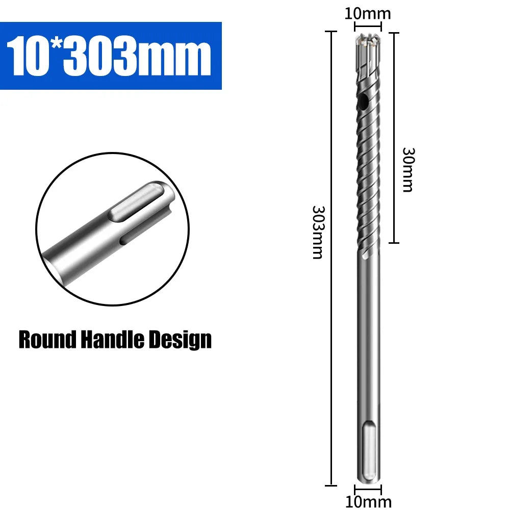 SDS-Plus Carbide Rebar Drill Bit – 8-Blade 303mm