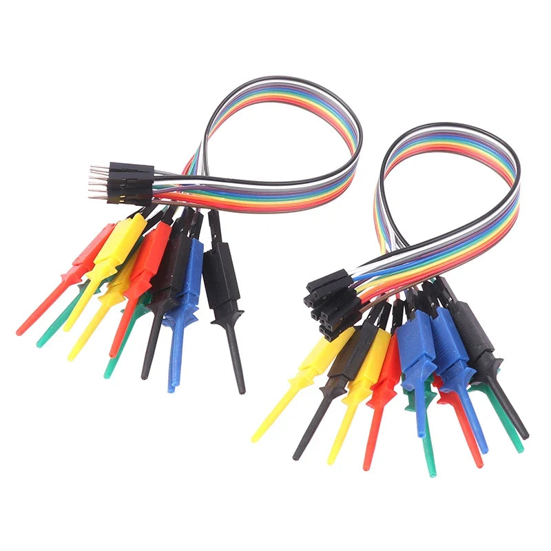 20cm Test Hook Clip Logic Analyzer Probe Cable Clamp Kit