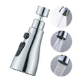 3-in-1 Kitchen Faucet Extender | 360° Rotate Pull-Out Tap Aerator