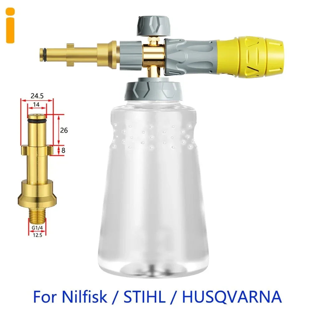 Snow Foam Lance Foam Cannon | Adjustable Pressure Washer Gun