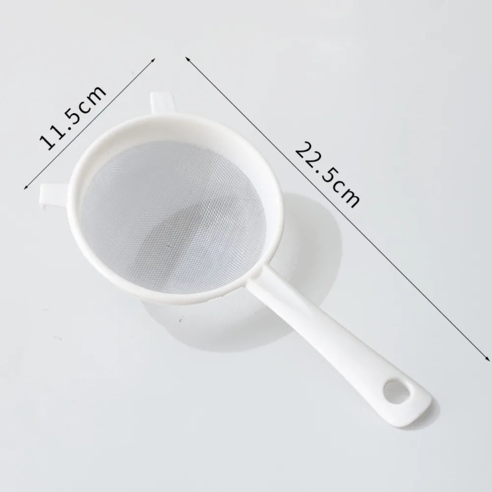 Ultra Fine Mesh Strainer with Handle – Mini Plastic Colander