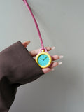 Round Quartz Hanging Watch – Backpack Pendant Portable Clock