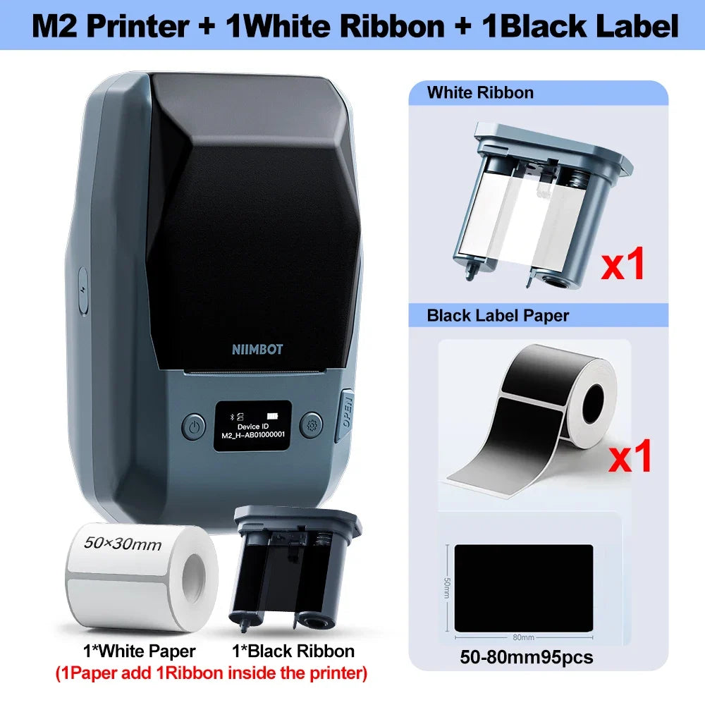 Niimbot M2 Thermal Transfer Label Printer – Barcode & Tag Maker