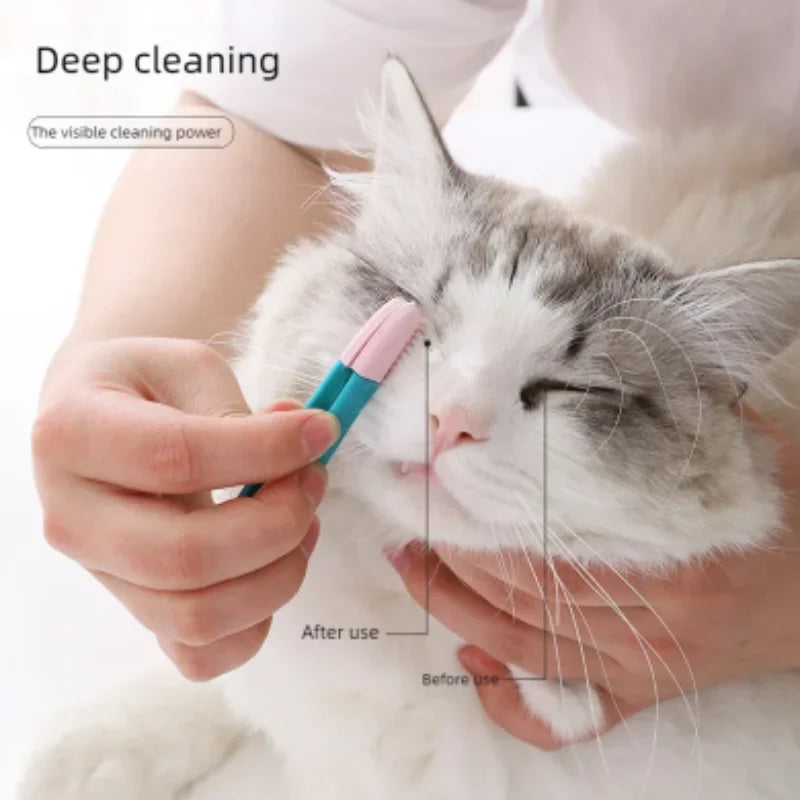 Pet Tear Stain Remover Comb for Cats & Small Dogs