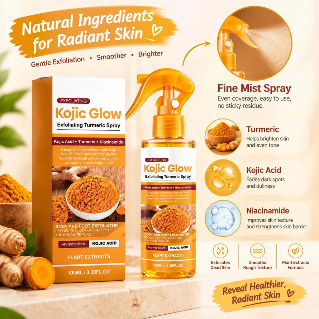 VIARELINE Turmeric Kojic Acid Exfoliating Spray 100ml