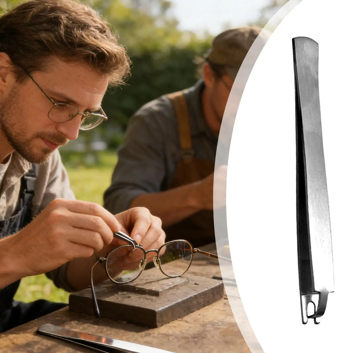 Glasses Nose Pad Tweezers – Stainless Steel Eyewear Repair Tool