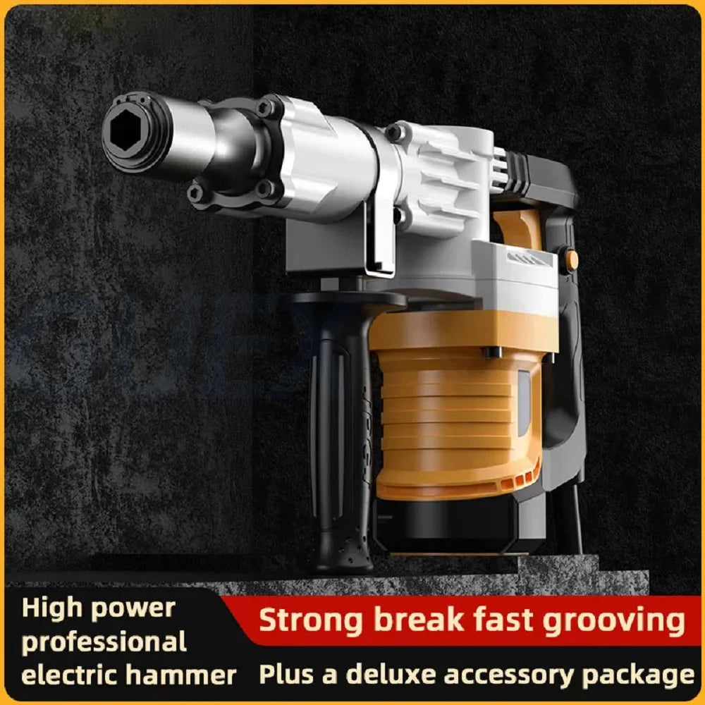 City Wolf 2400W Brushless Rotary Hammer Drill & Electric Pick