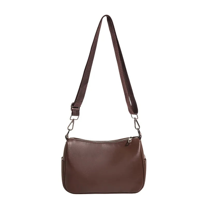 Retro Pillow Crossbody Bag | Unisex Patent Leather Shoulder Bag