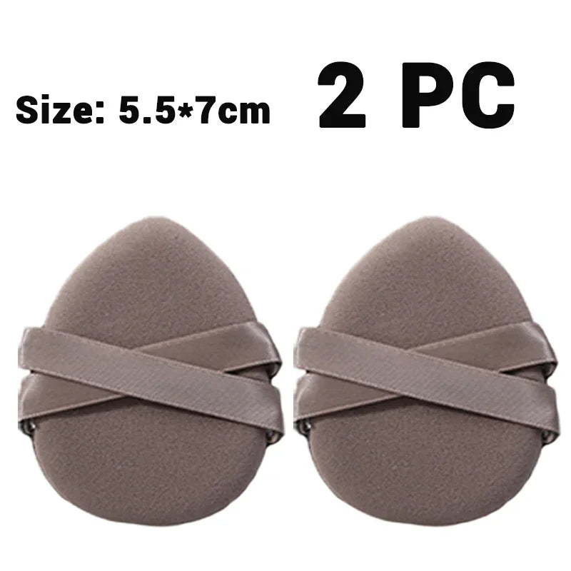 Double-Sided Teardrop Makeup Puffs – Foundation & Powder Set