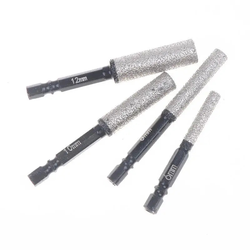 Vacuum Brazed Diamond Dry Drill Bit Set 5–12mm | Pack of 2