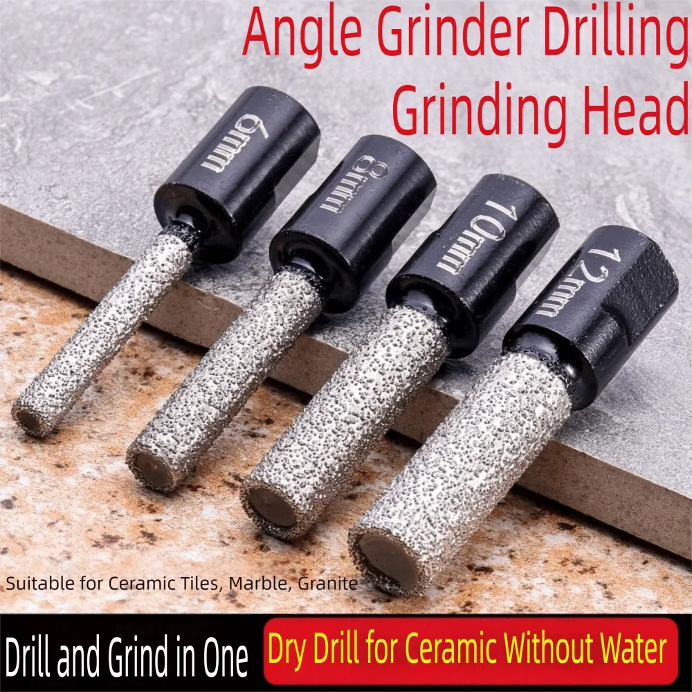 M10 Diamond Brazed Tile Drilling Bit 6-12mm | Angle Grinder