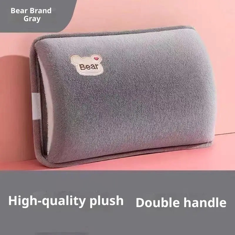 Rechargeable Electric Hot Water Bottle & Hand Warmer | Plush