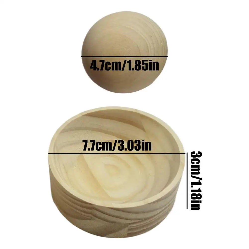 Wood Dumpling Skin Maker – Manual Dough Press Mold
