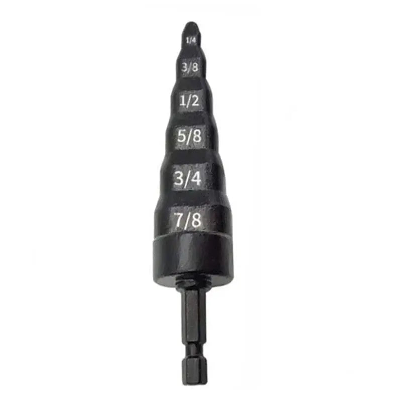 6-in-1 Copper Pipe Expander Swaging Drill Bit Set – HVAC