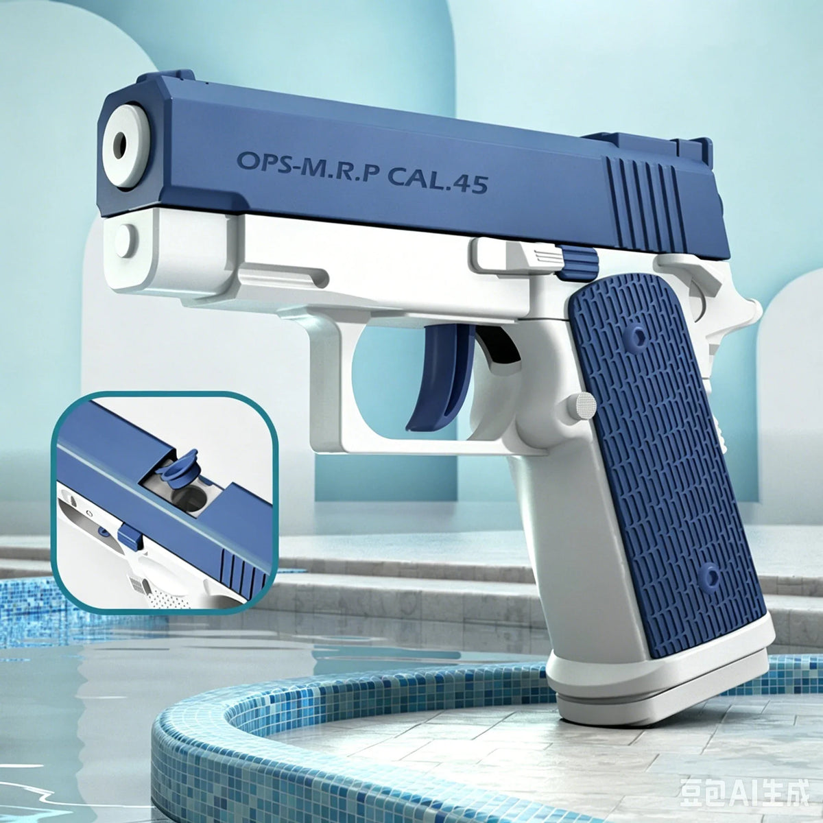Water Gun Squirt Pistol – Pool Beach Summer Toy for Kids