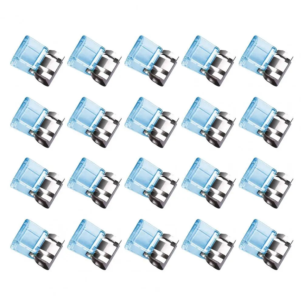 Transparent Push Clips with Storage Case | 20 or 40 Pcs