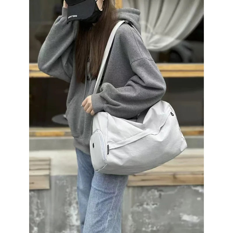 Large Capacity Nylon Crossbody Shoulder Bag for Women