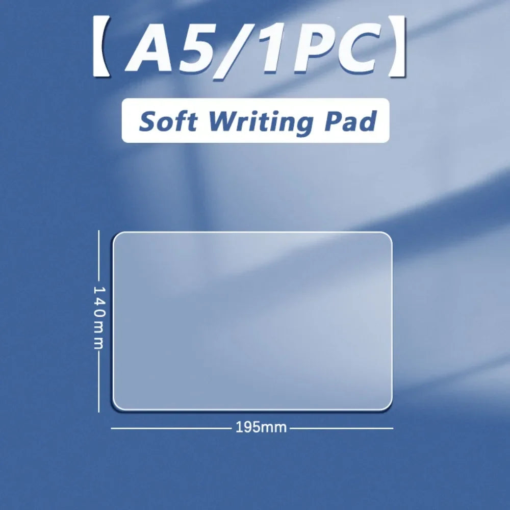 Transparent PP Desk Mat – Waterproof Writing Pad A2 A3 A4 A5