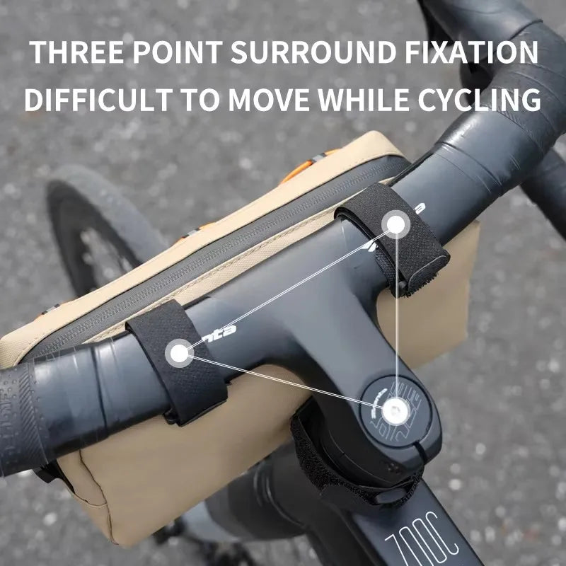 ESLNF Bike Handlebar Bag Waterproof Reflective Cycling Front Bag