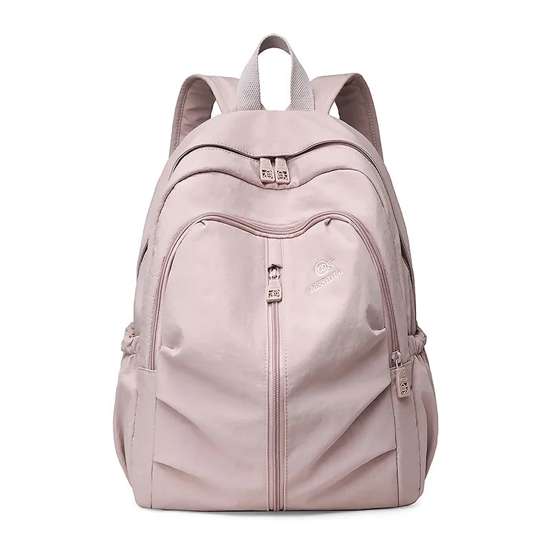 Women's Waterproof Nylon Backpack – Large Capacity Travel Bag