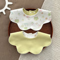 Nixie Reversible Baby Bib | Soft Cotton, Snap, Antibacterial