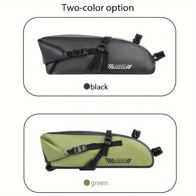 Waterproof Bike Saddle Bag 10L – MTB & Road Rear Seat Storage