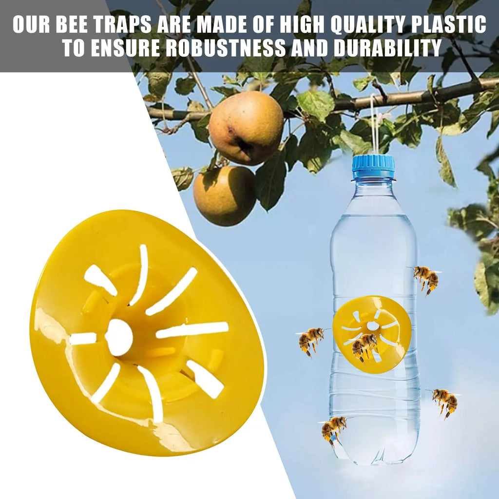 10-Pack Reusable Flower Wasp & Hornet Trap Bee Catcher