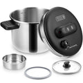 Stainless Steel Pressure Cooker 6L & 8L | Induction Compatible