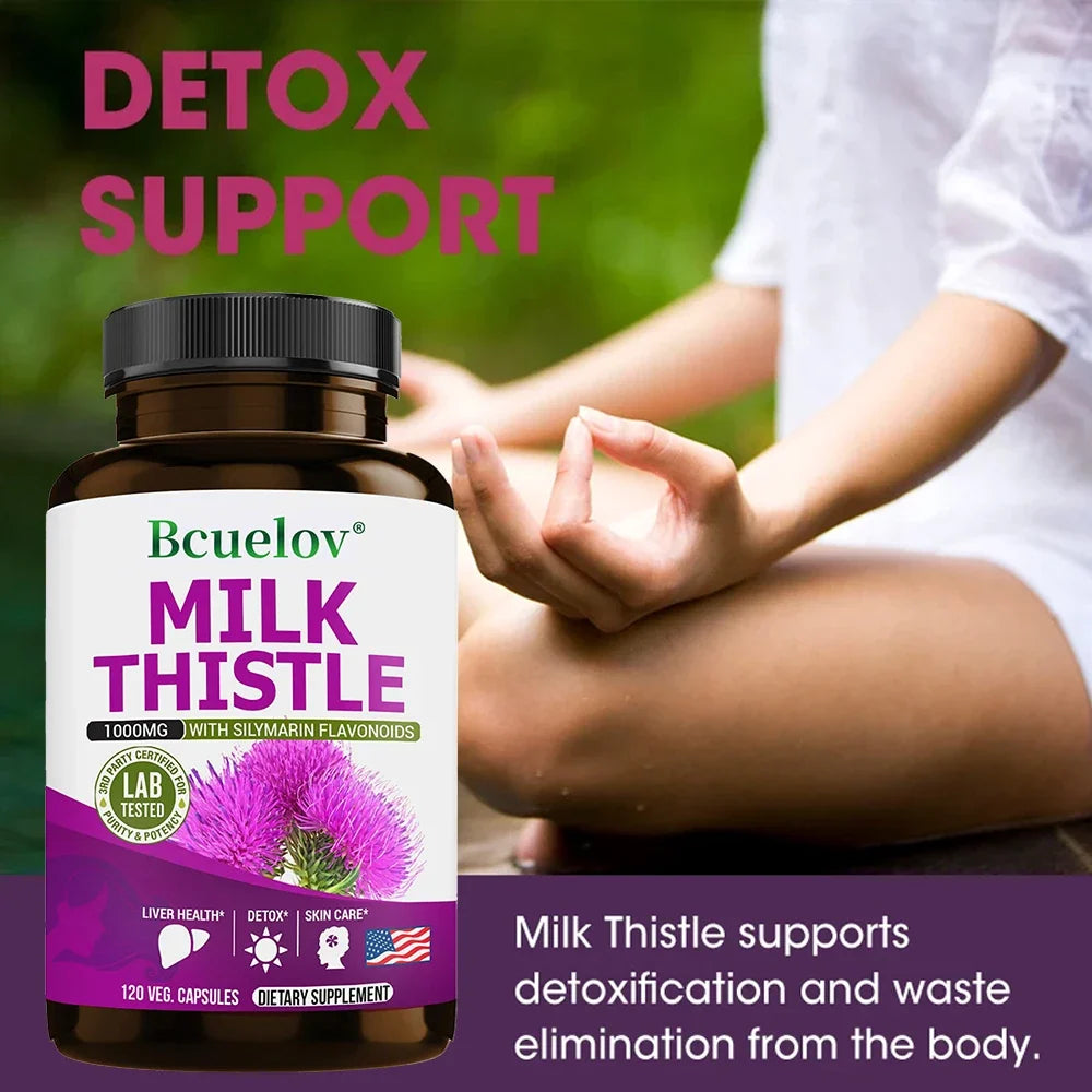 Liver Cleanse & Detox Supplement with Milk Thistle | Taoters