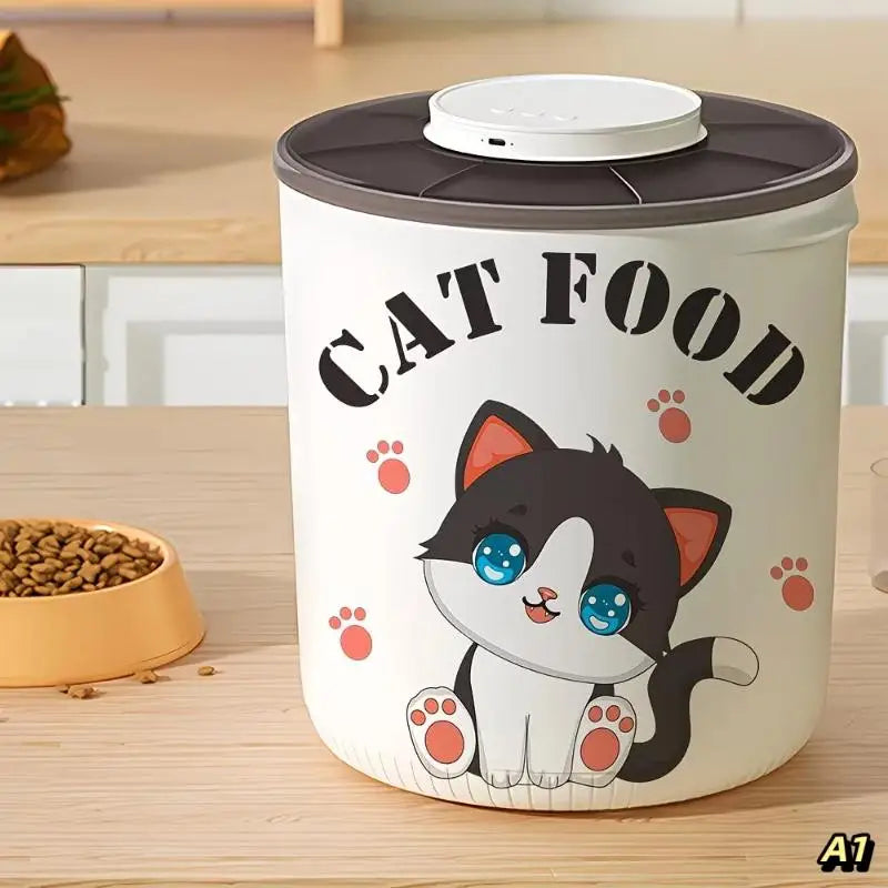 Waterproof Cat & Dog Food Container Stickers – PVC Decals