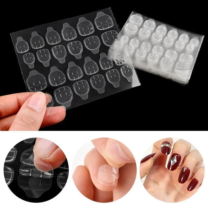 Double-Sided Nail Jelly Glue Adhesive Tabs 240pcs – Press-On