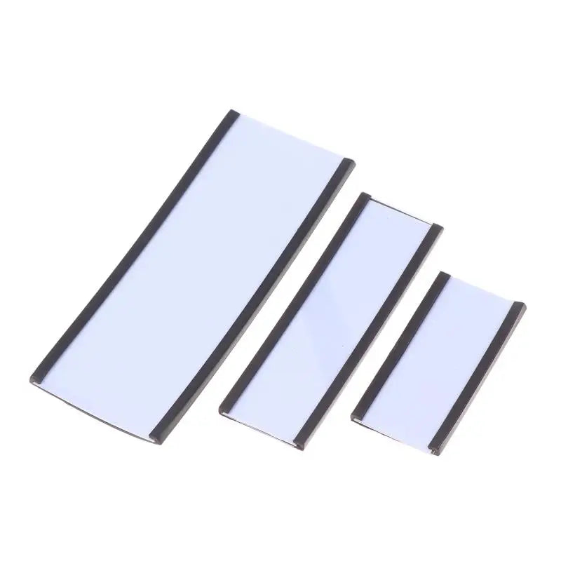 Magnetic C Channel Label Holders – Removable & Reusable