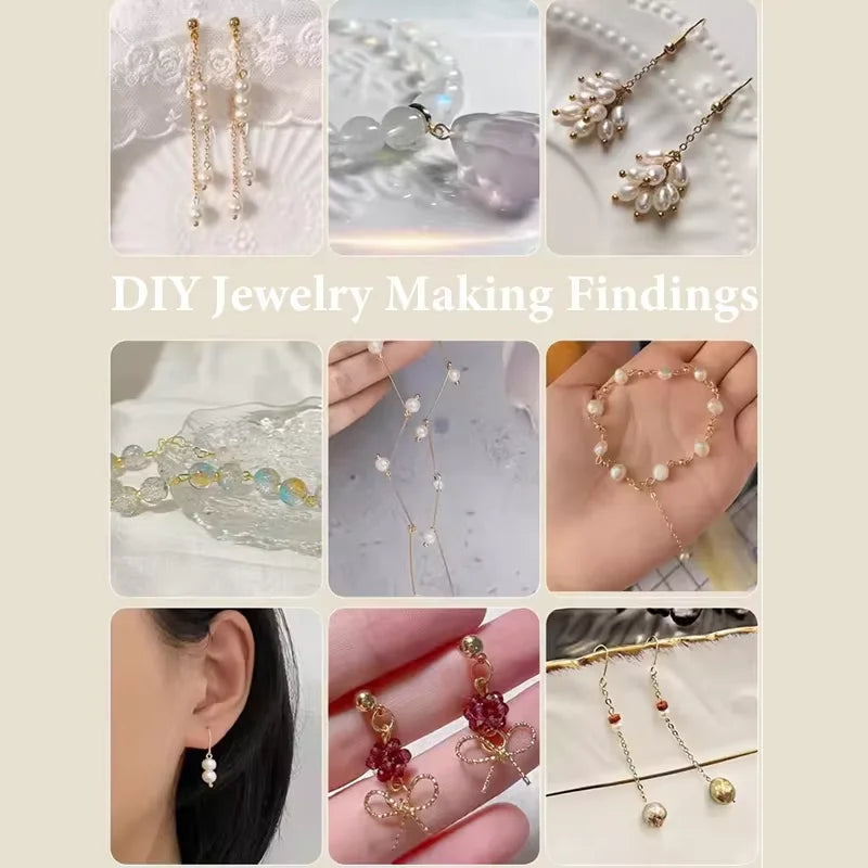 50Pcs 14K Gold Plated Ball Head Pins – DIY Jewelry Findings