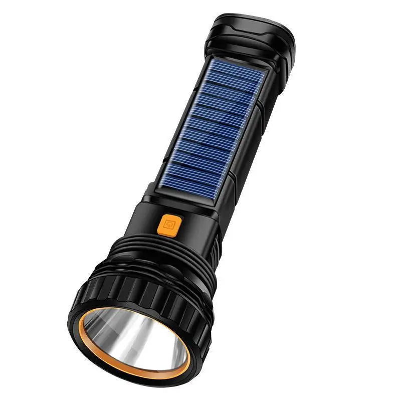 Rechargeable LED Flashlight with COB Side Light – Camping & Emergency