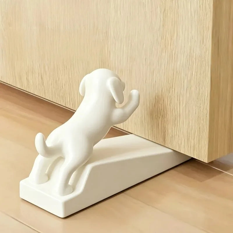 Cute Puppy Dog-Shaped Door Stopper – Non-Slip Door Wedge