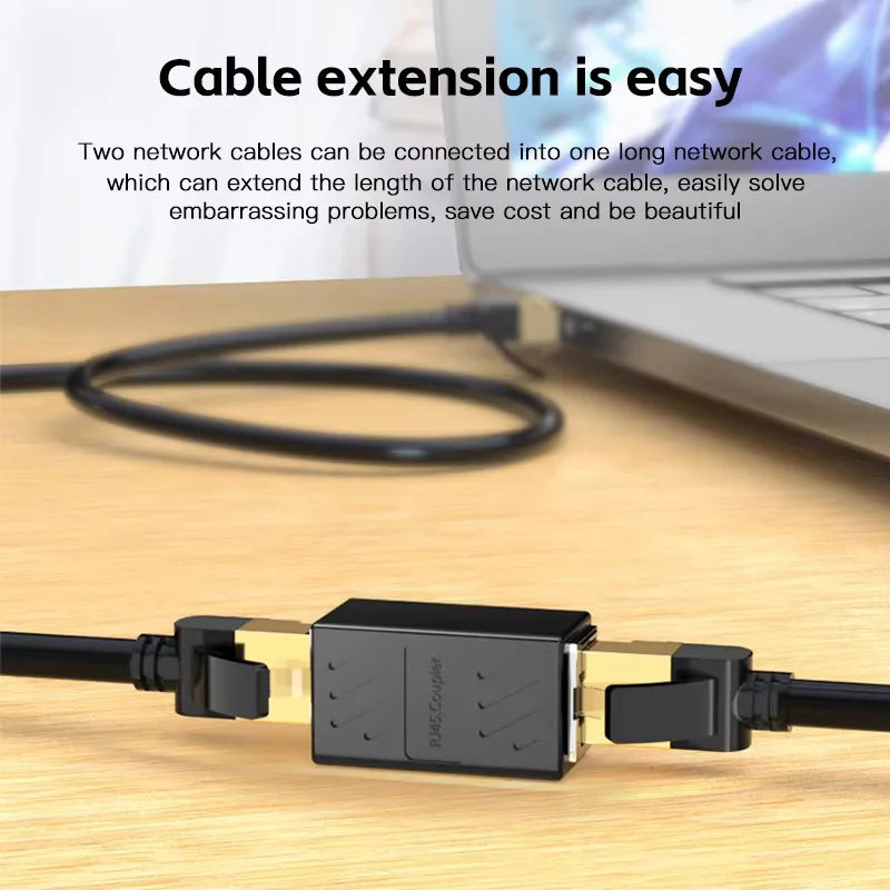 RJ45 Coupler Cat6 Cat5e Ethernet Extender 1000Mbps Adapter