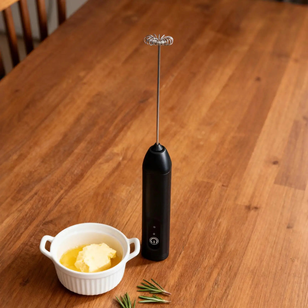 USB Rechargeable Handheld Electric Milk Frother Wand
