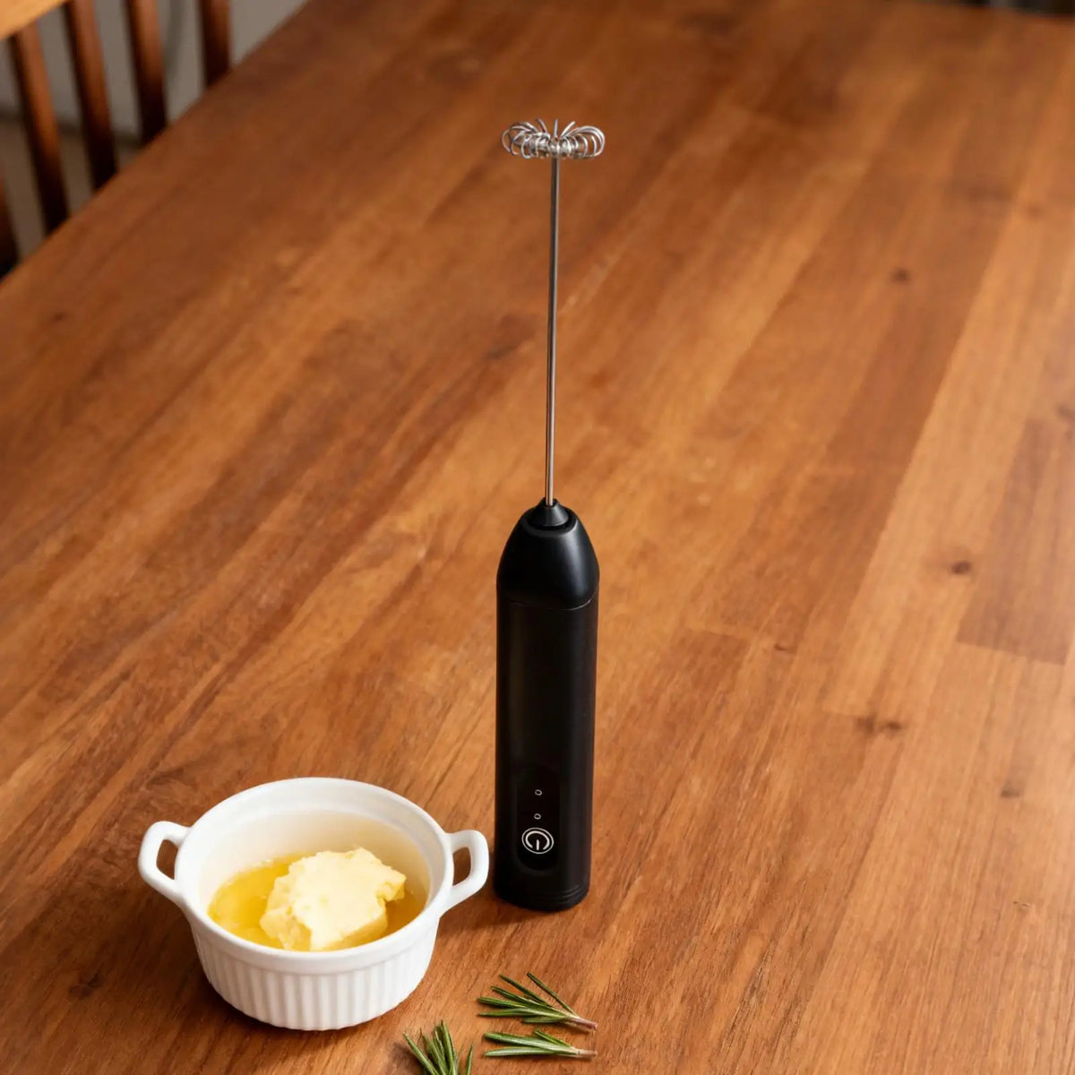USB Rechargeable Handheld Electric Milk Frother Wand