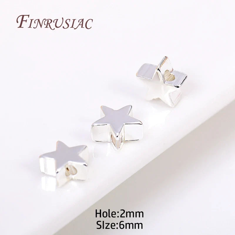 6mm 18K Gold Plated Star Spacer Beads – DIY Jewelry Making