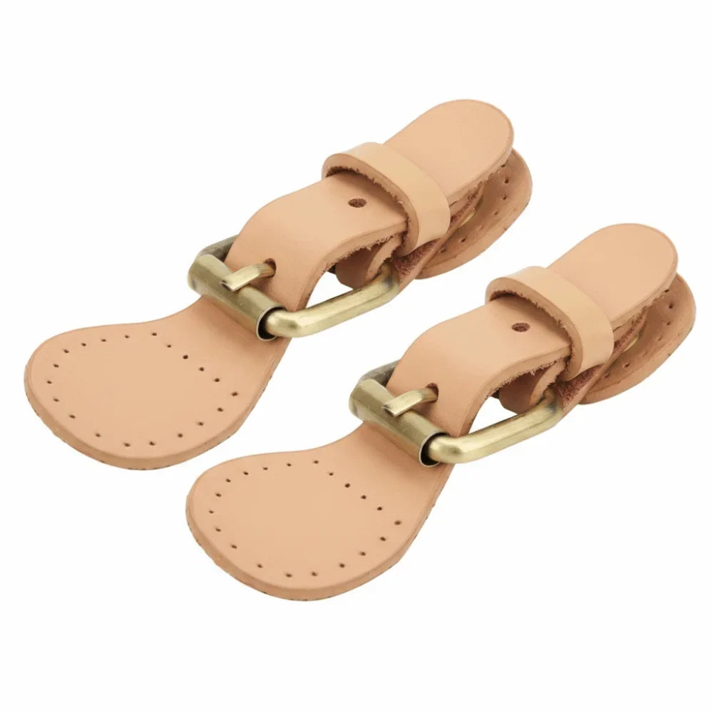 2pcs Leather Snap Buckle Lock Bronze DIY Bag Closure Craft