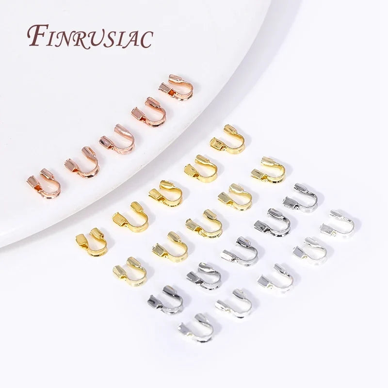 18K/14K Gold Plated Wire Guardian Cord Protectors | DIY Jewelry