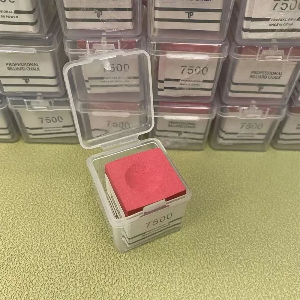 TP7500 Billiard Pool Chalk – Non-Slip Fine Powder | Pink & Grey