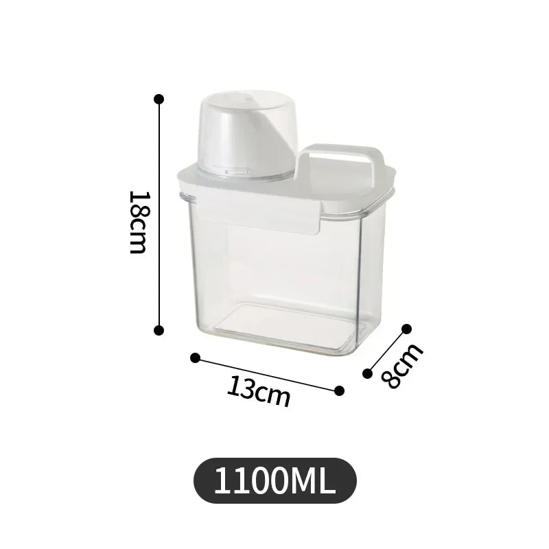 Sealed Storage Container & Detergent Dispenser – 3 Sizes