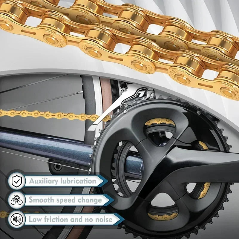 BUCKLOS Bike Chain 8/9/10/11/12 Speed MTB Road Bicycle Chain