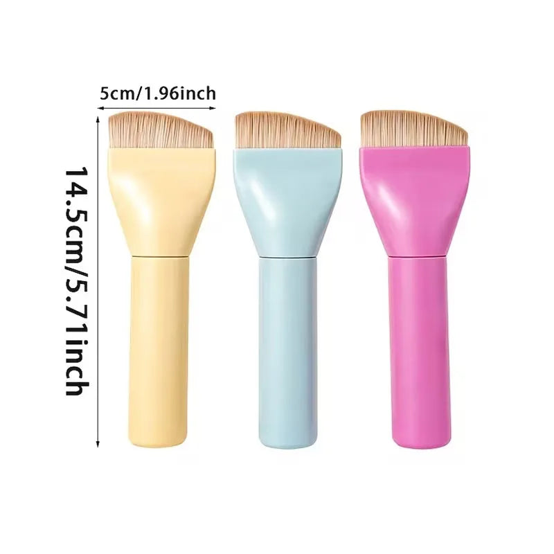 Wide Head Foundation Brush – Soft Flexible Bristles, Multi-Use